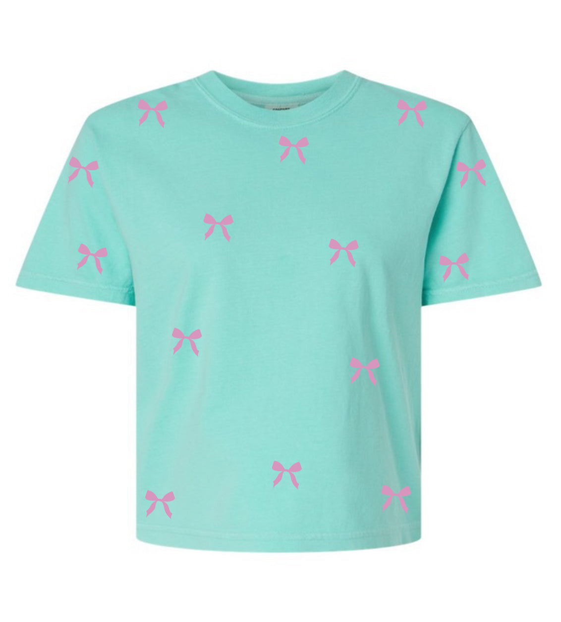 Cropped Bows Tee