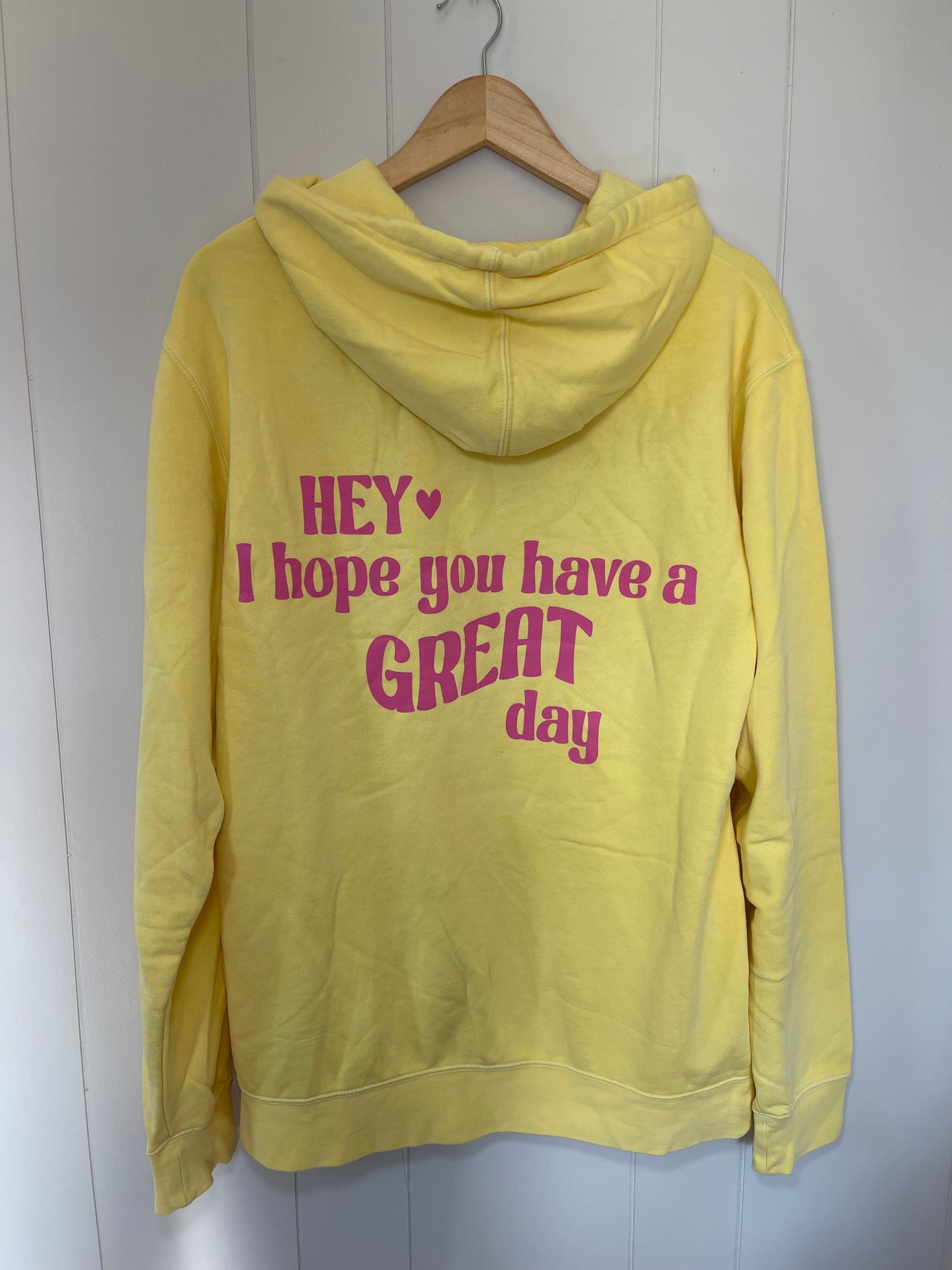 Great Day Yellow Hoodie