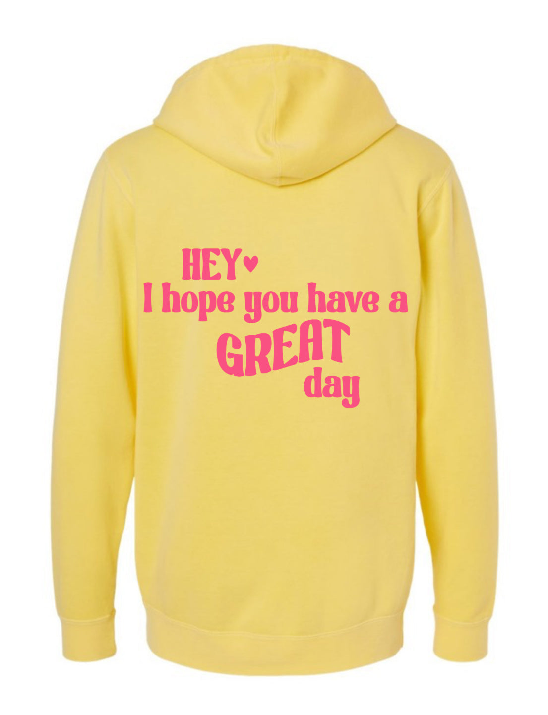 Great Day Yellow Hoodie