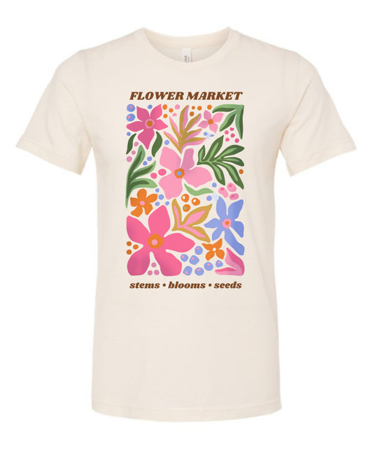 Flower Market Tee