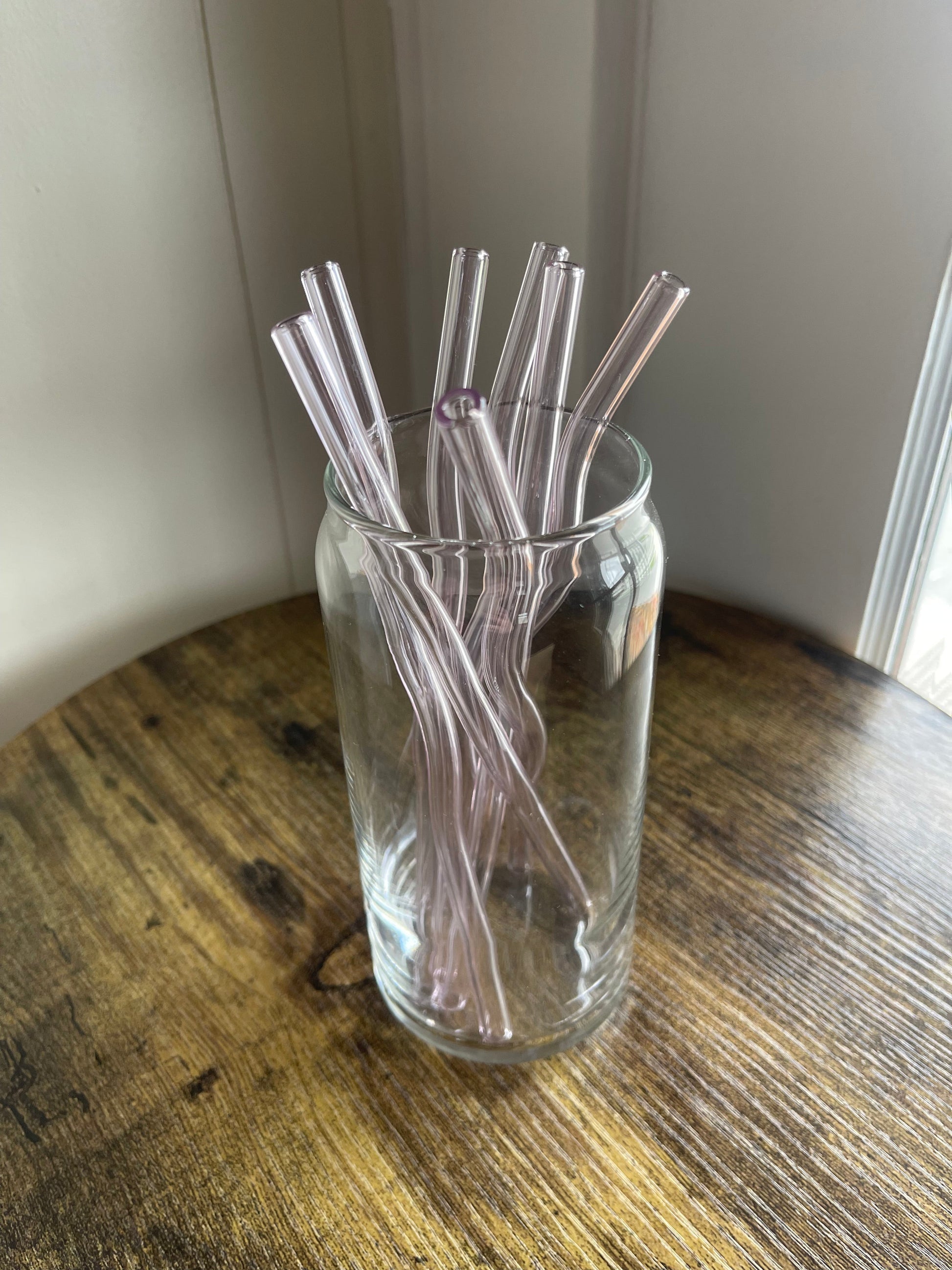 Pink Wavy Straw