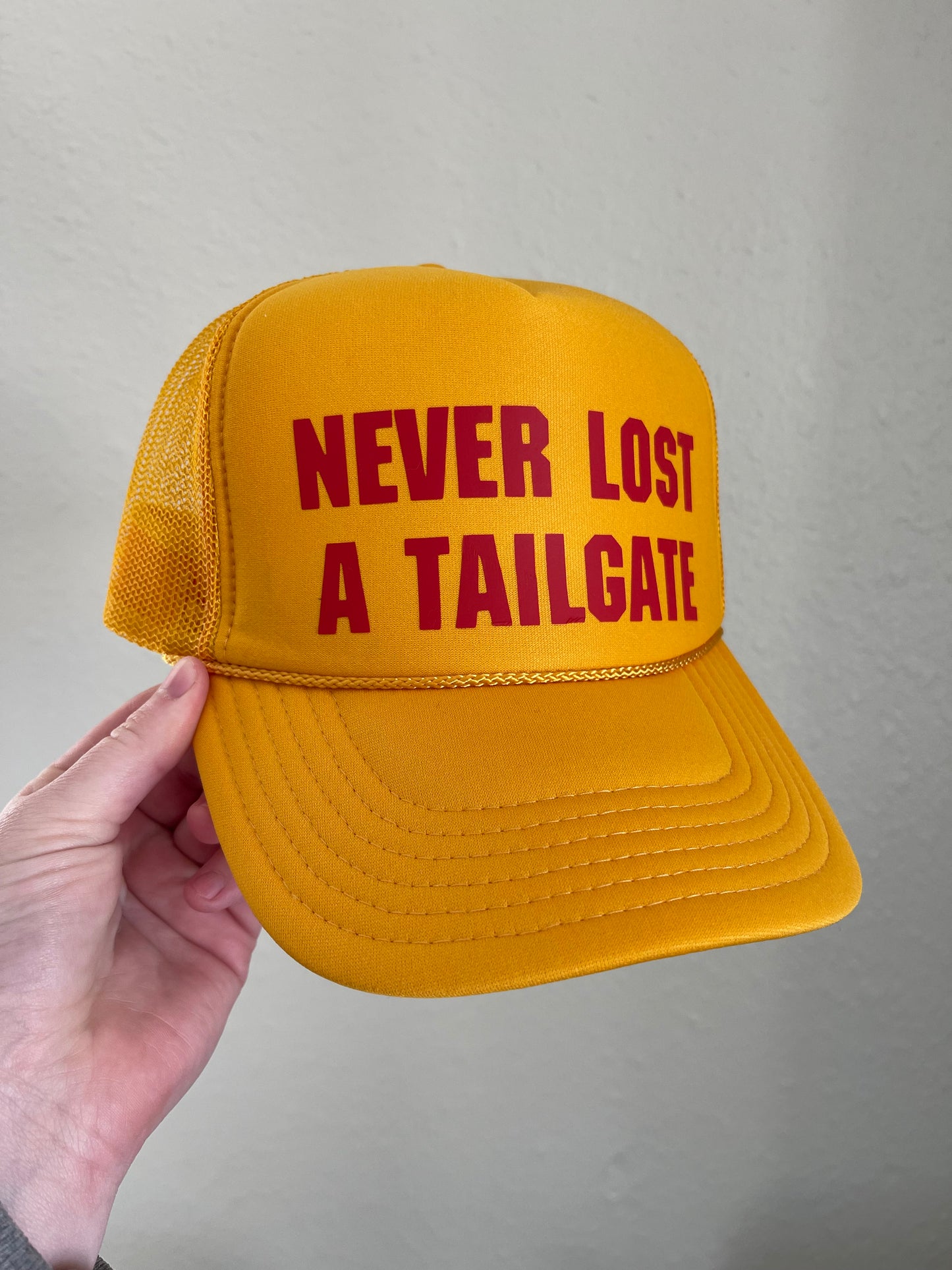 Never Lost A Tailgate Trucker Hat