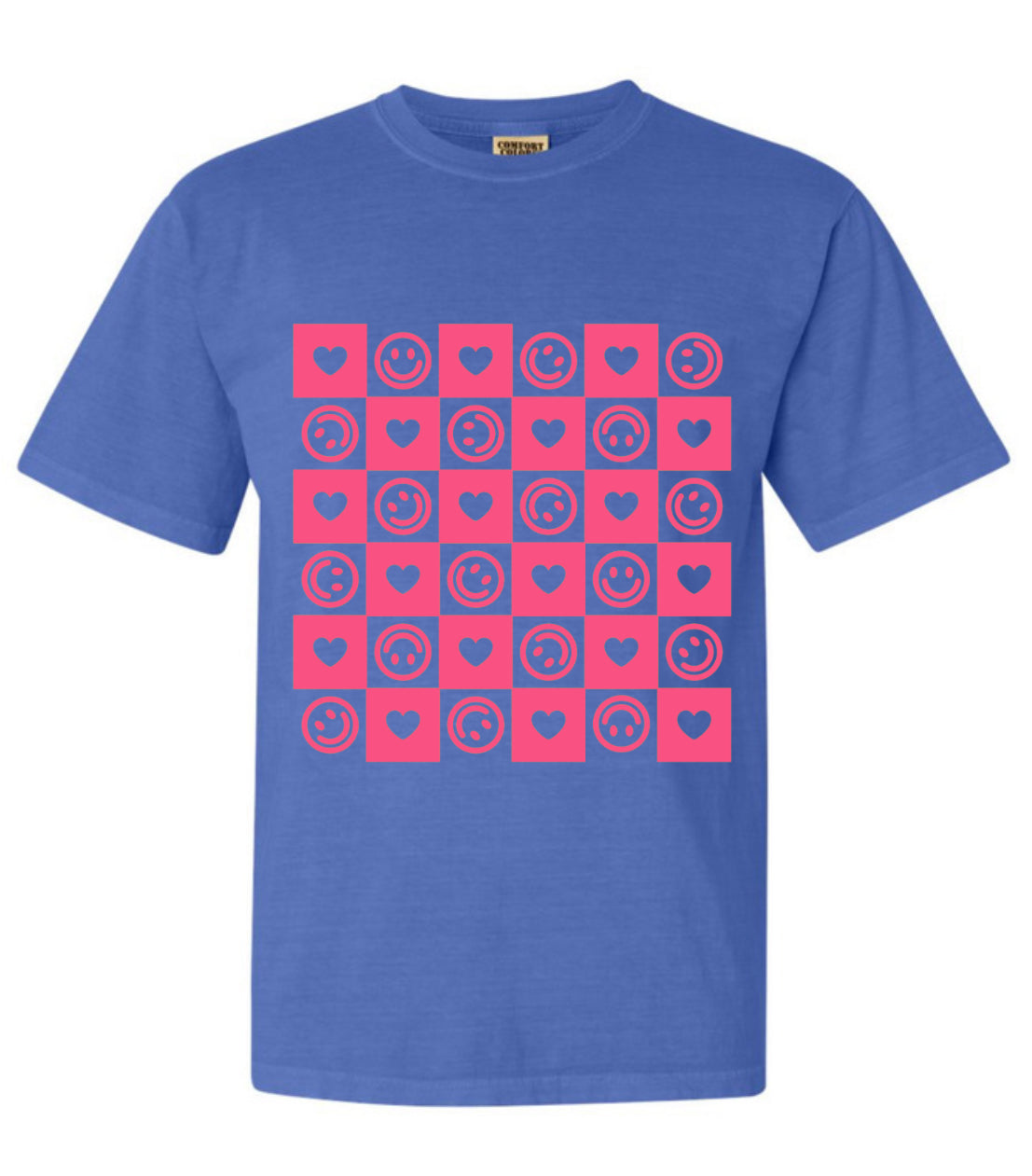 Smiley Checker Graphic T