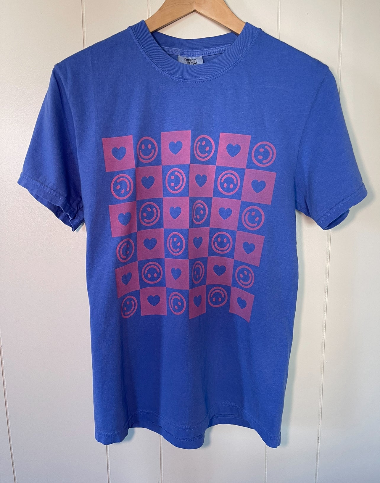 Smiley Checker Graphic T