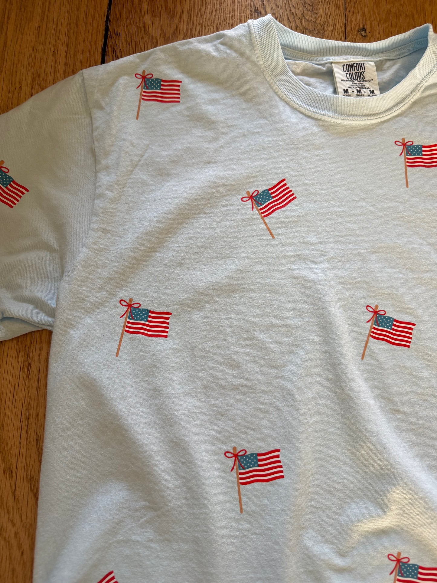 Crop Flag Tee