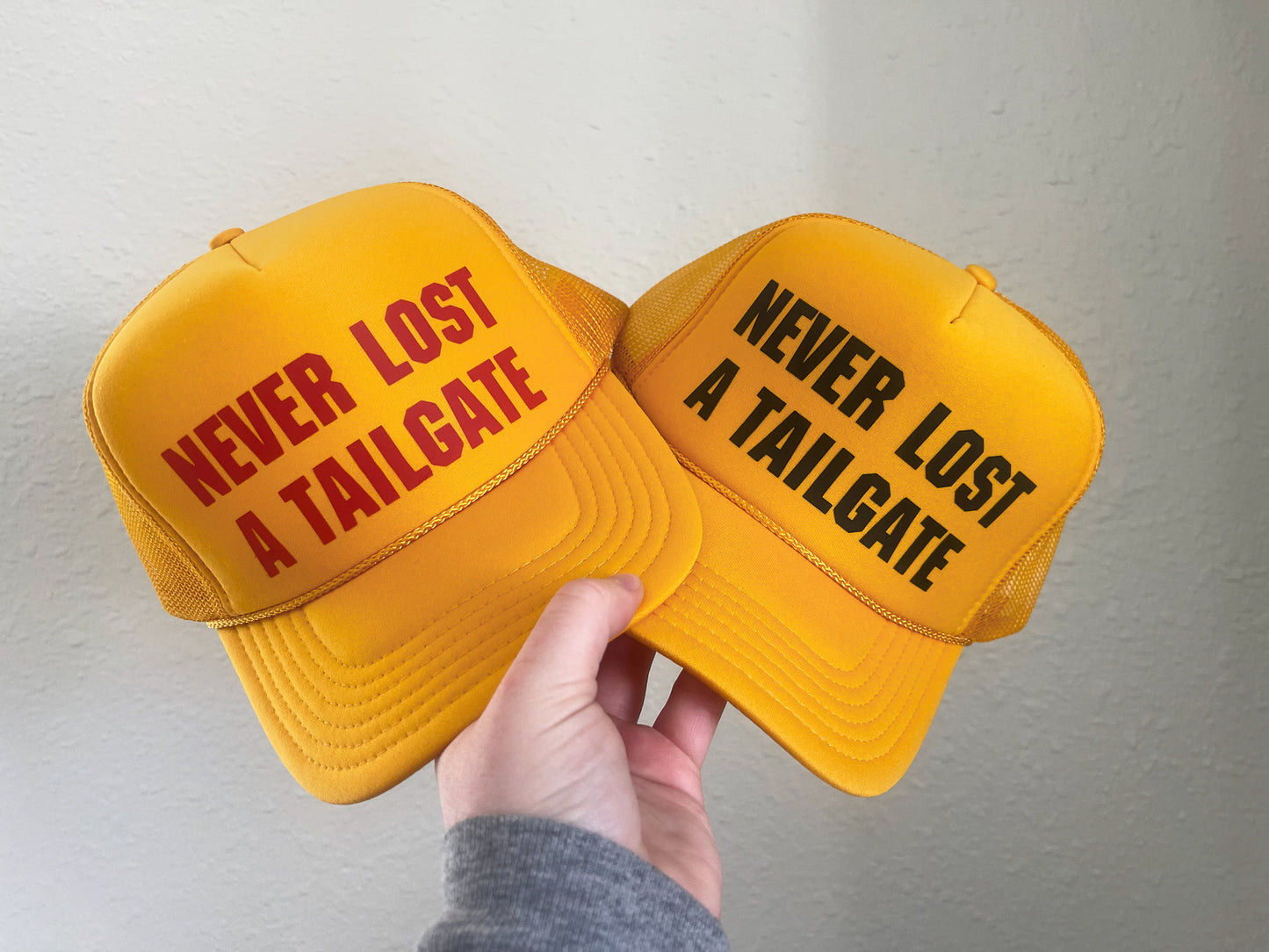 Never Lost A Tailgate Trucker Hat